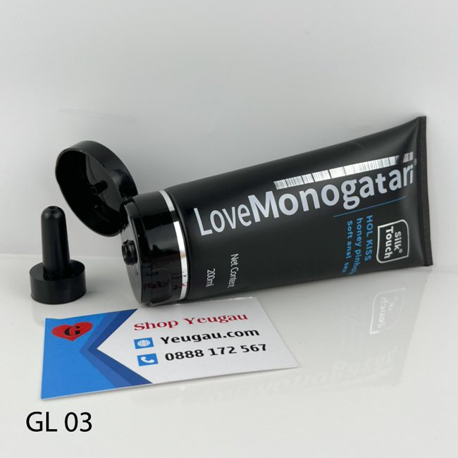 Gel bôi trơn phổ biến Monogatari Black dùng được cho nhiều vị trí