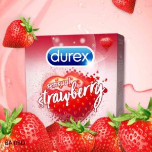 Bao cao su Durex hương dâu tây (Strawberry), vị thơm dịu