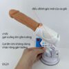 Dương vật giả toả nhiệt Uegea có đế gắn tường cho nhiều kiểu yêu