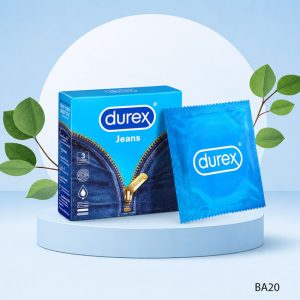 Bao cao su durex jeans hộp 3 bao ôm sát làm tình chân thật