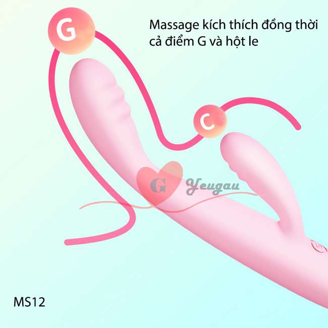 Svakom Coral 2 đầu rung kích thích trong và ngoài âm đạo cực phê