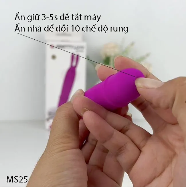 Hướng dẫn sử dụng máy rung mini Pretty Love Boyce